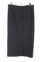 Randy Kemper 10 Black Full Zip Front Straight Midi Skirt - $26.60