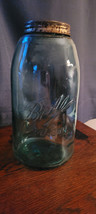 Vintage 1/2 Gallon Number 4 Aqua Ball Perfect Mason Canning Jar Collecti... - £16.51 GBP