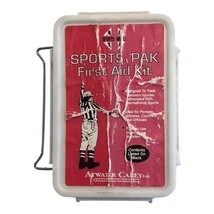 Vintage First Aid Kit Wisconsin Pharmacy Company Atwater Carey Sports Pak - $14.69