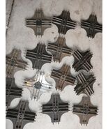 Lot of 14 Vintage O Metal Marx Track Crossovers Crossings - $77.22