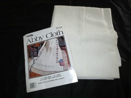 Leisure Arts ABBY CLOTH Soft White ACRYLIC Embroidery Cloth - 58&quot; x 1 1/... - $45.00