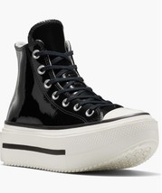 Converse Chuck Taylor Lift Double Stack Patent Leather Platform Black 8.5W/6.5M image 3