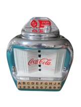 Coca Cola Jukebox COOKIE JAR 2000 Gibson Diner Booth Chrome COKE License... - $39.59
