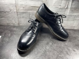 Dr Martens Oxford Derby Mens 13M Dress Shoes Black Leather Plain Toe Eng... - $59.22