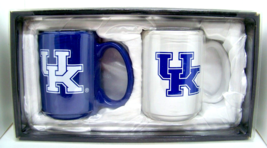 Kentucky Wildcats NCAA Ceramic Coffee Mug Tea Cup 15 oz Set of 2 Home &amp; ... - $44.55