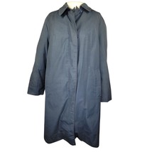 Vintage 70s Navy Blue Coat Size Medium - £35.41 GBP