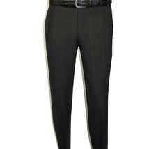 Men Suit BERLUSCONI Turkey Italian Wool 180's Single Breasted 623-01 Black Plaid image 11