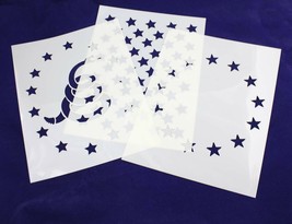 An item in the Crafts category: 3 pc Set StarField Stencils - Painting /Crafts/ Templates