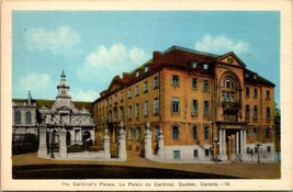 Canada Quebec Cardinal&#39;s Palace 1915-30 VTG Postcard - £7.51 GBP