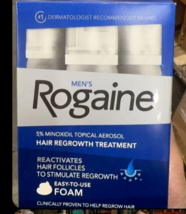 Men&#39;s ROGAINE 5% Minoxidil Hair Regrowth Treatment - Pack of 3 - EXP: 03/2026 - $44.30