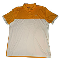 Nike Polo Sz XL Dri-Fit Shirt Golf Shirt Orange/White Tennessee Volunteer Colors - £22.41 GBP