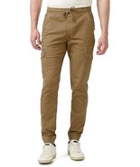 Buffalo David Bitton Cargo Tom Jogger Pants Men&#39;s 2XL Dark Beige 6 Pockets - $54.86 CAD