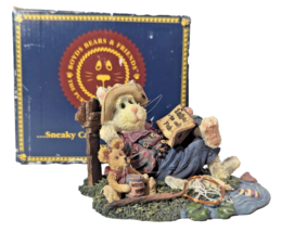 Boyds Bears &amp; Friends The Purrstone Collection Catch of the Day Figurine in Box - £17.71 GBP