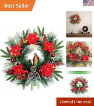 Christmas 20-Inch Pre-Lit Nativity Wreath Featuring Star of Bethlehem &amp; ... - $49.50