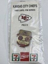 Kansas City Chiefs Tampa Bay Bucs 1993 Coca-Cola Dawn of a New Era #2 Lapel Pin - $9.95