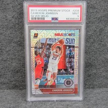 2019 NBA Hoops Premium Stock Cameron Johnson Silver Mojo Rookie RC PSA 9 #208 - £20.07 GBP