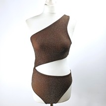 Beach Riot Swimsuit One-Piece Celine Shine Brown Size Small NEW - $51.73