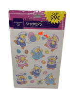 Hallmark Ambassador Easter Baby Duck Stickers 4 Sheets Duckies 1980s Sea... - £17.42 GBP