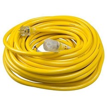 Yellow Jacket 2806 Contractor Extension Cord with Lighted End, 100 ft, 1... - £166.79 GBP