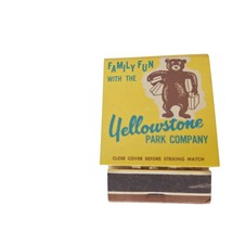 Vintage Matchbook Yellowstone Park Company Cover Advertising - $252.67 MXN