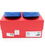 NIB Salvatore Ferragamo Mens Nima Blue Knit Lace-Up Runner Sneakers Shoes 12 - $475.00