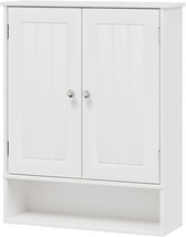 Bathroom Cabinet - Over The Toilet Storage Cabinet White Medicine, Laundry - $77.97