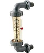 Blue And White (F-44376LHE-6) 0.2 - 2 GPM Flow Meter; 3/8&quot; MPT; PM - £88.34 GBP