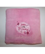 Sweet Like Mommy Baby Starters Baby Blanket Pink Girl Satin Circle Soft 39" 2010 - $20.00
