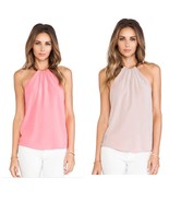 Trina Turk Reversible Tamika Silk Halter Top Size P - $75.22 CAD