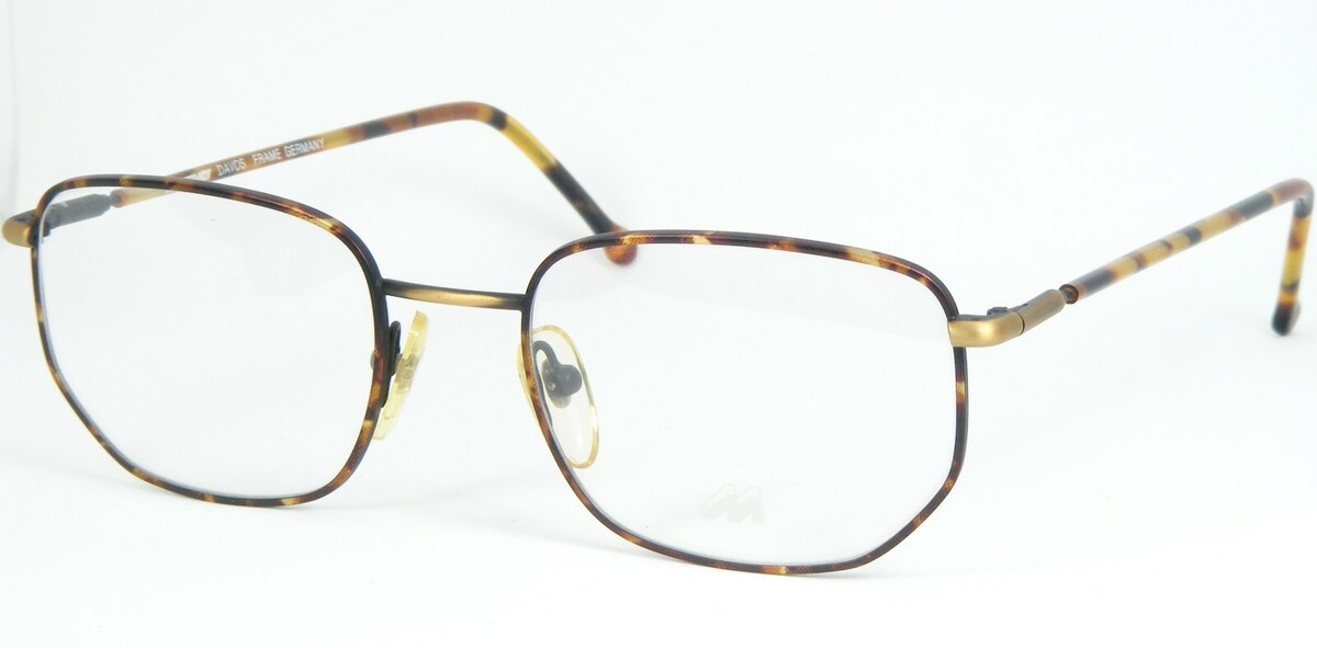 Meitzner Davos 4197 Gafas De Tortuga Con Montura De Metal 53-20-145mm Al... - $58.40