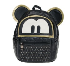 Mickey Mouse Cartoon Character School Bag/ College Bag/Backpack( Gold/Bl... - £55.34 GBP