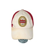 Warrior Premium Sports Gear White Red Trucker Baseball Snapback Cap Hat - $937.69 MXN