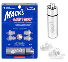 Mack&#39;s High Fidelity Ear Plugs for Concerts, Musicians, Motorcycles, Noi... - $323.35 MXN