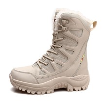 Men Winter Snow Boots Waterproof Military Desert Combat Boots Super Warm  Tactic - £88.79 GBP