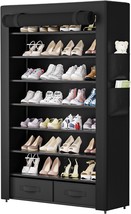 Oyrel Shoe Rack Storage Cabinet 32 Pairs Organizer Shelf Tall Zapateras For - £48.71 GBP