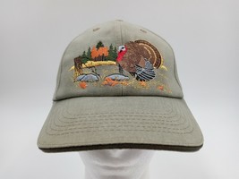 Mycogen Seeds Gray Turkey Embroidered Hunting Snapback Hat Cap K-Products - $13.16