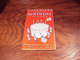 Vintage Children’s Party Birthday Games Book, no. N-110, from Leister Games Co - £6.35 GBP