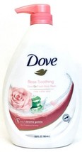 Dove 33.8 Oz Rose &amp; Aloe Soothing Go Fresh Skin Prebiotic Body Wash - £21.49 GBP