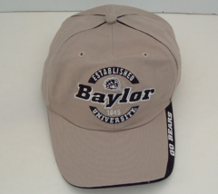 Baylor university Texas go bears hat cap adjustable embroidered front unisex - £14.84 GBP