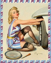 8859.Decoration 18x24 Poster.Home room interior art print.Sexy Retro Pinup chang - £20.94 GBP