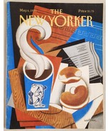 The New Yorker Magazine May 6, 1991 Coffee &amp; Donut by William Waitzman - £21.22 GBP