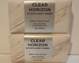 2x Bath &amp; Body Works Clear Horizon Shea Butter Cleansing Bar 5 oz Body S... - £15.06 GBP