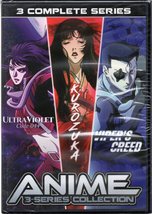 ANIME 3-Series Collection (dvd)*NEW* Ultraviolet, Kurozuka, Vipers Creed, OOP - £23.89 GBP