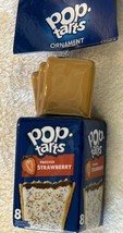 Ruz Pop Tarts Frosted Strawberry Advertising Plastic Christmas Ornament - $14.36