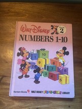 Walt Disney Volume 2 Numbers 1-10 Walt Disney Fun-To-Learn Library Banta... - $6.93