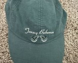 Tommy Bahama Hat Cap Green Strapback Flip Flops Beach Linen Blend - $14.01