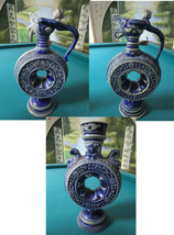 Antique Westerwald German RING JUG stoneware blue grey salt glazed pottery PICK  - £272.52 GBP