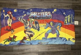 Vtg 80s 1983 Masters of the Universe Sleeping Bag He-Man Skeletor Battle Cat - £58.48 GBP