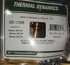 Pack of 5 - Thermal Dynamics 35-1088 Electrode 300A, MS - $15.84