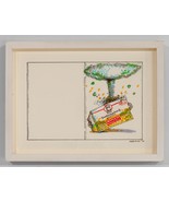 Strambo Pacchetti Originale Art Proposta John Mariano 1990 con Cornice Evil - $4,338.92 CAD